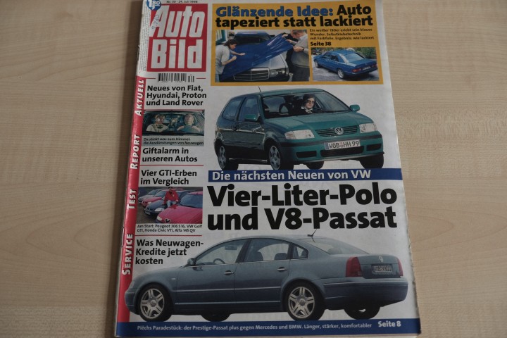 Deckblatt Auto Bild (30/1998)